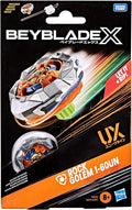 Hasbro Beyblade X, Set Starter Pack Rock Golem 1-60UN UX con Trottola e Lanciatore