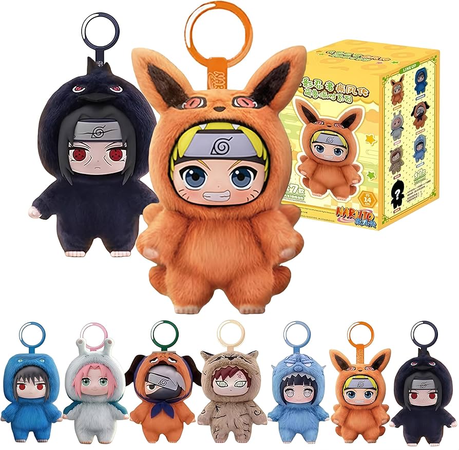 Naruto Beast Party - Plush Pendant Blind Box