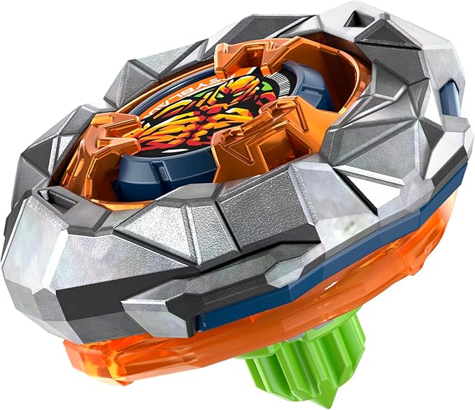 Hasbro Beyblade X, Set Starter Pack Rock Golem 1-60UN UX con Trottola e Lanciatore