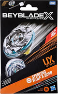 Hasbro Beyblade X, Starter Pack, Sterling Wolf 3-80FB UX con trottola e Lanciatore