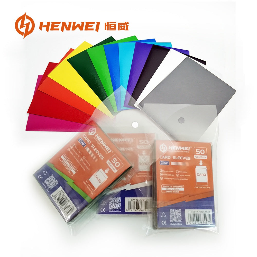 HENWEI CARD SLEEVES 50X STANDARD SIZE