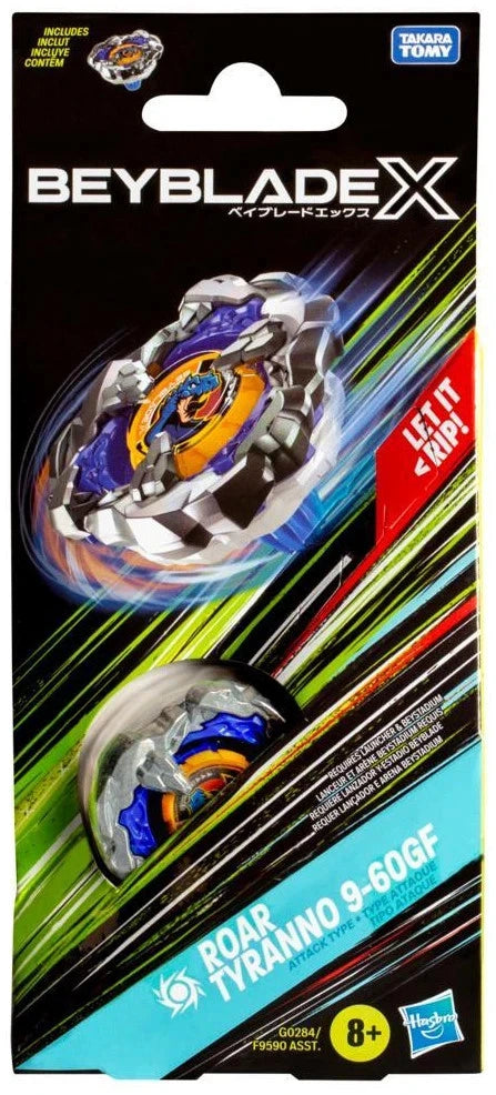 Hasbro Beyblade X Roar Tyranno 9-60GF Booster Pack